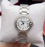Copy Ballon Bleu Cartier 28mm Stainless Steel Watch Swiss Quality